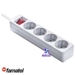 BASE MULTIPLE 4T T/TL CON INTERUPTOR y CONEXION 1,5mts - 