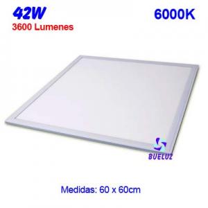 PANEL LED 60x60 42W 6000K COLOR BLANCO