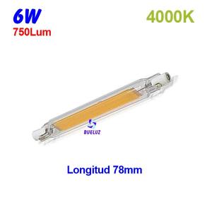 Lampara Lineal LED 78mm 6W 4000K apertura 360º 
