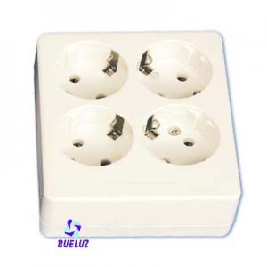 Base multiple 4-T  T/T sin cable cuadrada 