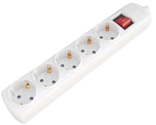 Base multiple 5-T  T/T  sin cable C/Interruptor (Facil Montaje) 